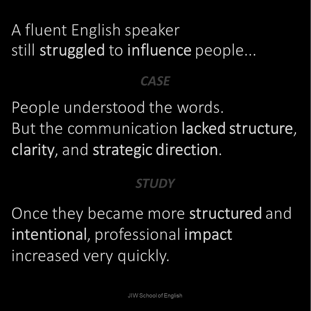 Case study card: Listener attention disappeared
